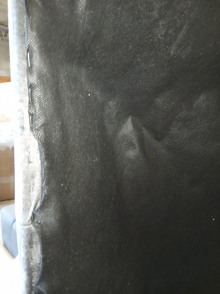 AKCIA Rozkladacia sedacia súprava do U LIVARO 305x140 cm, tmavosivá II. akosť