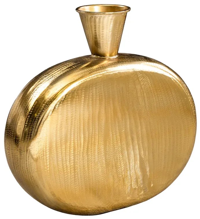 Veľká dekoratívna váza ORIENT XL 65 cm so zlatým kladivkovaným efektom