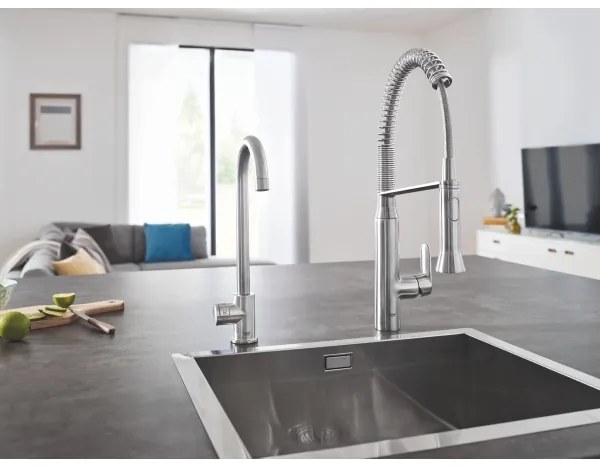 GROHE 31379DC0 - drezová batéria K7, nerez