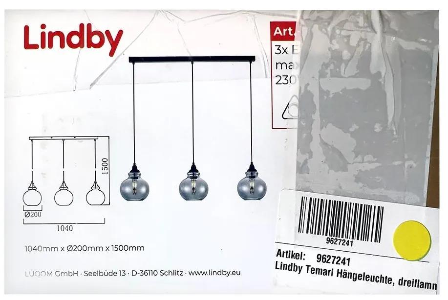Lindby Lindby - Luster na lanku TEMARI 3xE27/60W/230V LW0190
