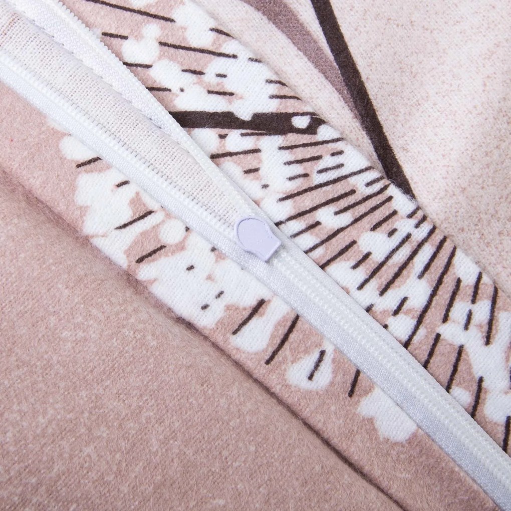 FLANELOVÉ OBLIEČKY FLANELOVE 180X200 CM, 2KS 70X80 CM VZOROVANÉ