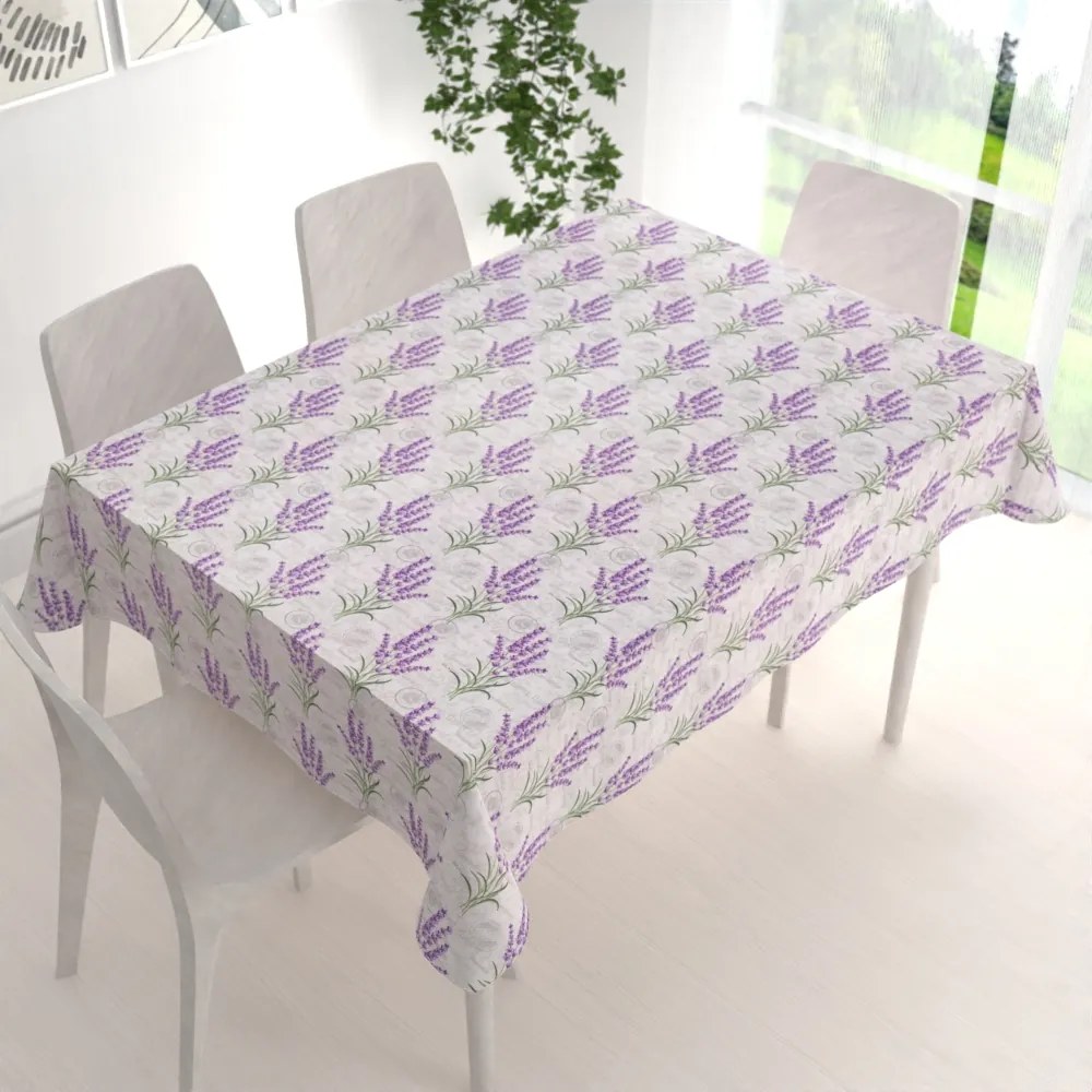 Biante Dekoračný obdĺžnikový obrus PML-033 Provence levandule 60x100 cm