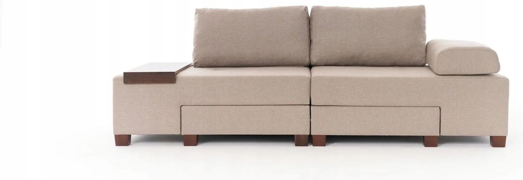 Rozkladacia pohovka Perenilla L (krémová orech)