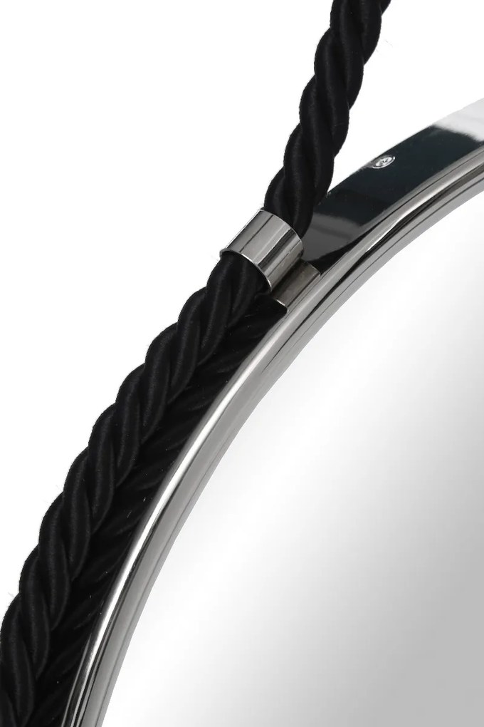DUKA OKRÚHLE KYVADLOVÉ ZRKADLO 51 CM STRIEBORNÁ 30562