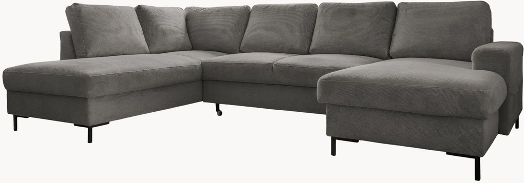 Menčestrová panoramatická rohová rozkladacia pohovka Lofty Lilly (8-miestna)
