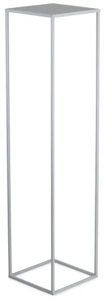 Stojan na kvety 100x24 cm šedá