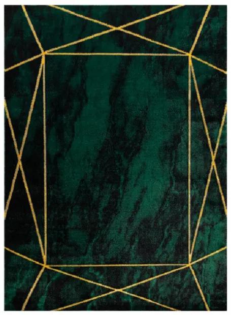 Dywany Łuszczów Kusový koberec Emerald 1022 green and gold - 160x220 cm
