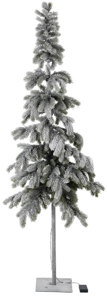 Vianočný zasnežený stromček s led svetielkami Snowy - 85*180 cm