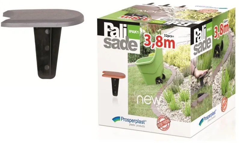 Palisádová záhrada Drake sivý kameň