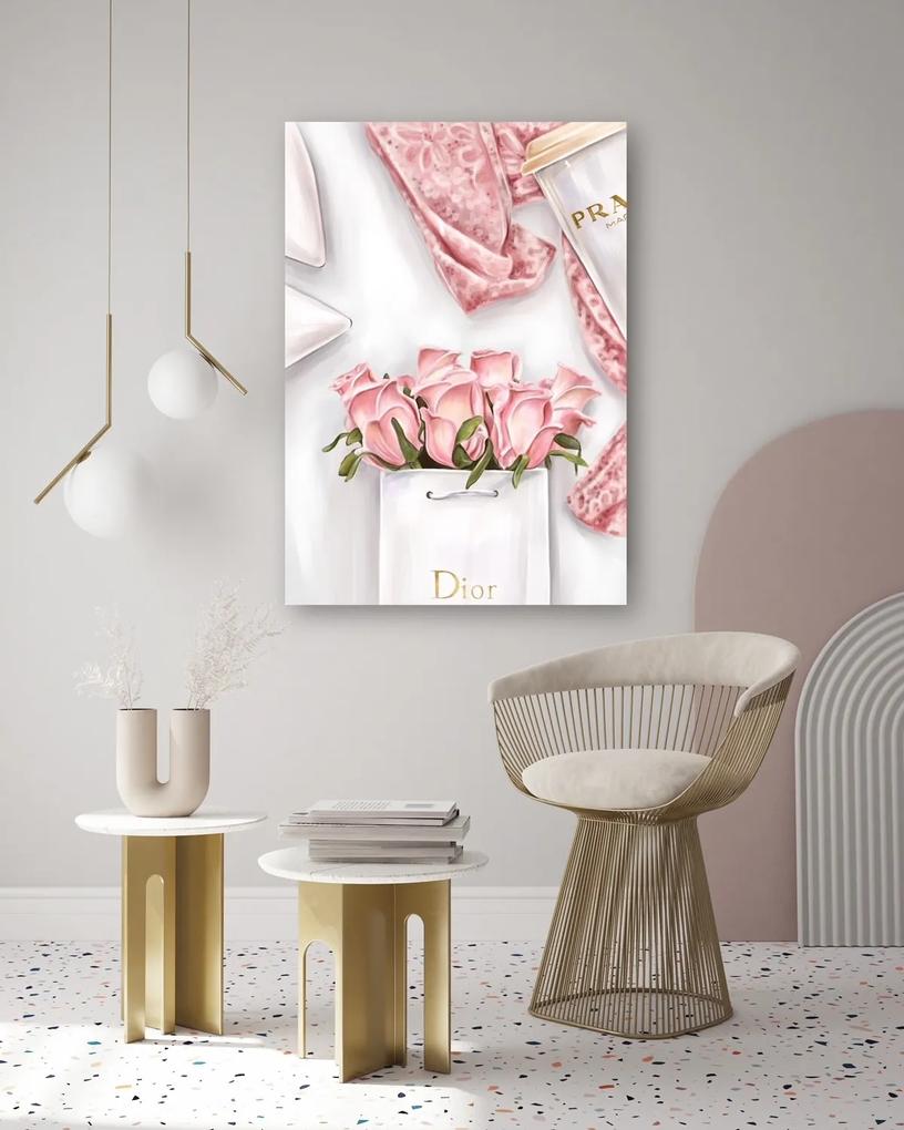 Gario Obraz na plátne Ruže v taške Dior Rozmery: 40 x 60 cm