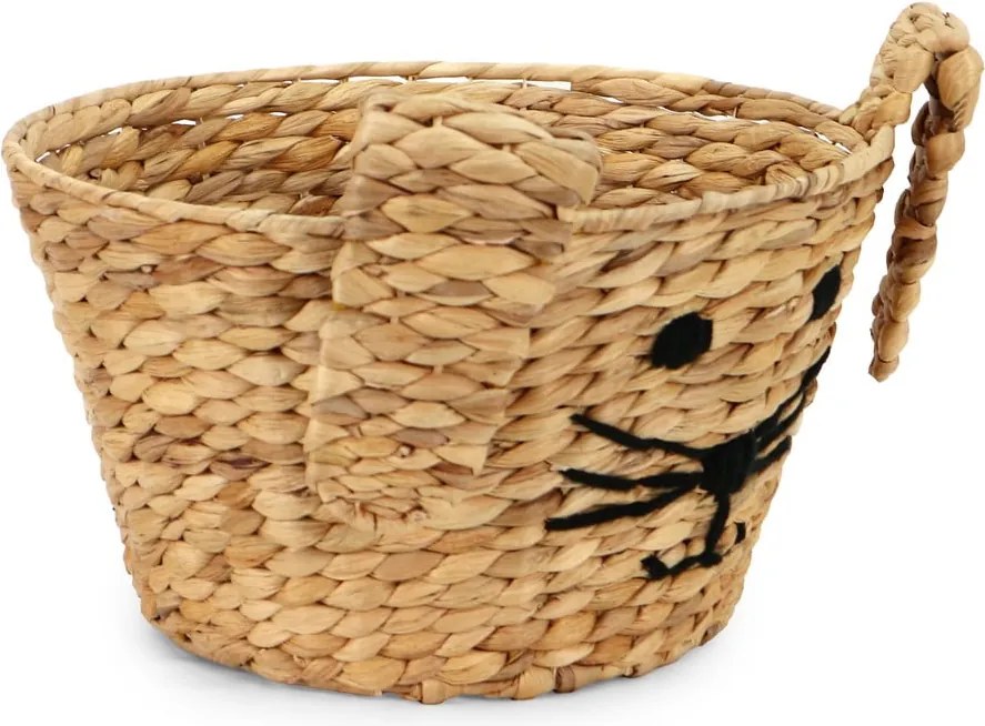 Detský kôš na hračky z vodného hyacintu v prírodnej farbe ø 35x26 cm Rabbit – Compactor