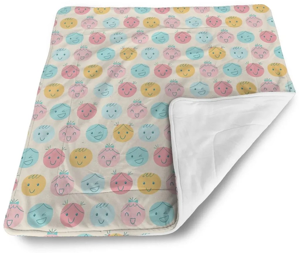 Sablio Deka pre bábätko Smajlíci - 80x100 cm