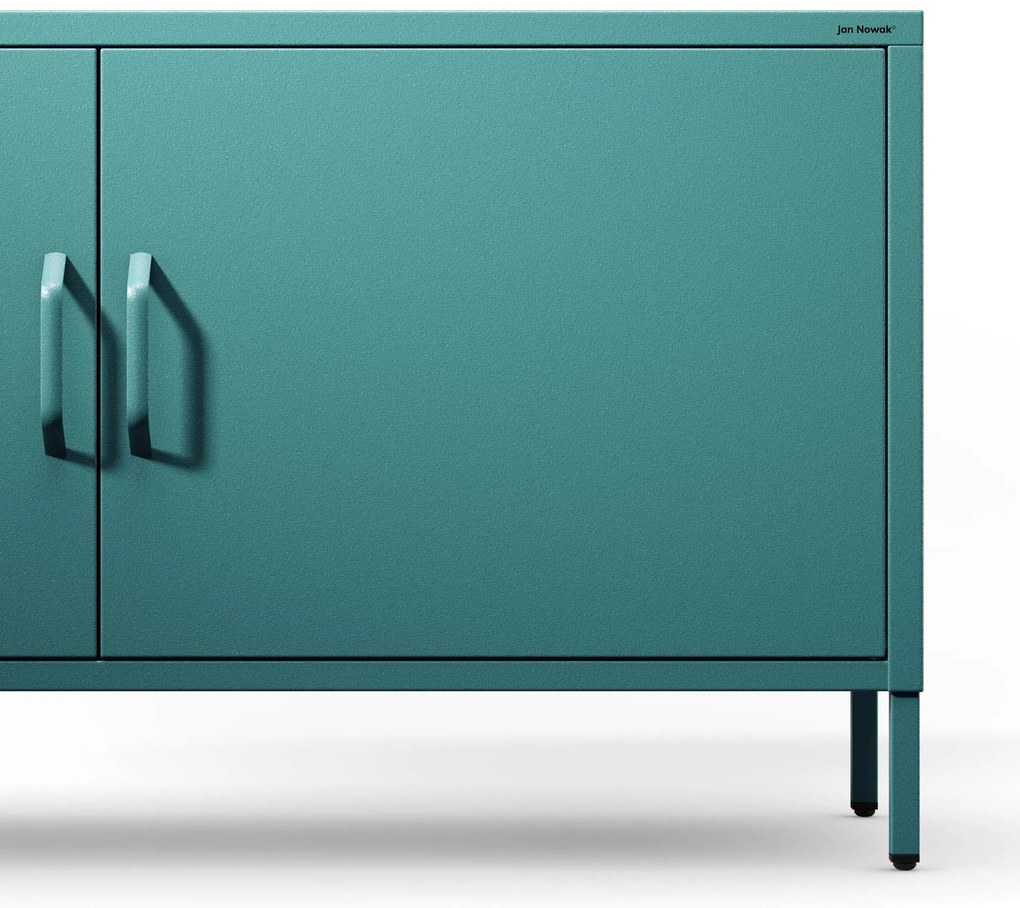 Kovová TV skrinka na nožičkách v námornom štýle, 1150x595x400 mm: ROSA Modern