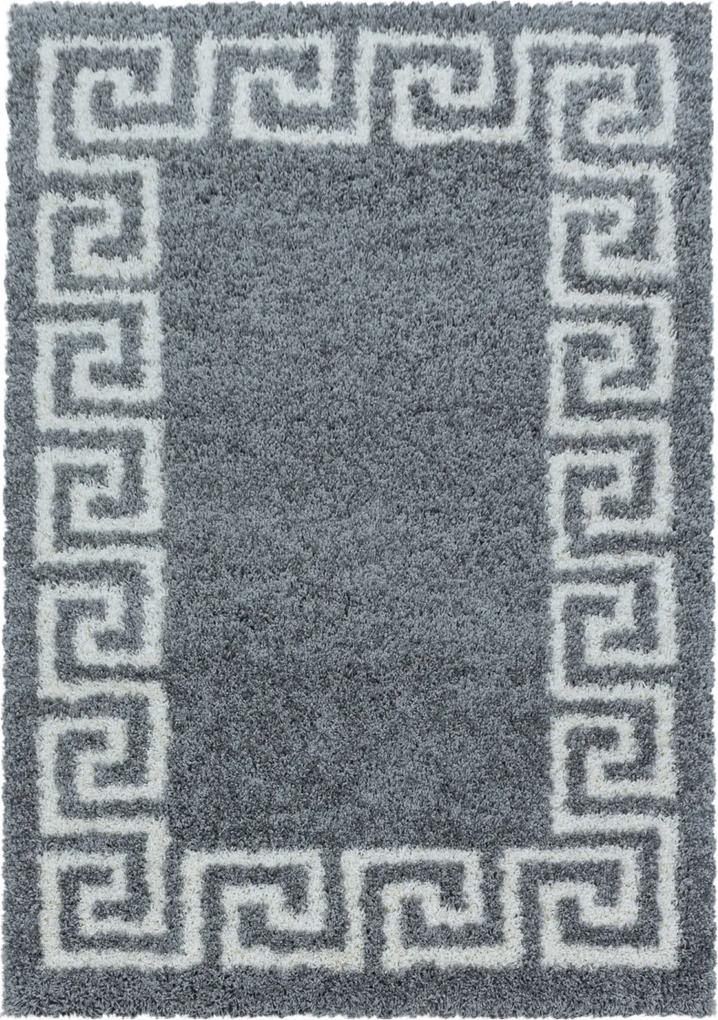 Ayyildiz koberce Kusový koberec Hera Shaggy 3301 grey - 60x110 cm