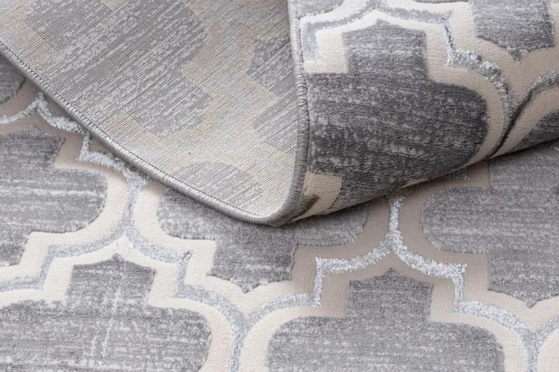 Dywany Łuszczów Kusový koberec Core W6764 Trellis grey/cream - 180x270 cm