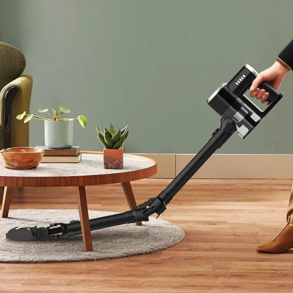 TESLA Electronics PureStar-Flexibilný bezdrôtový tyčový vysávač 2v1 150W/2200mAh