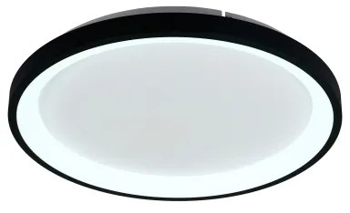 Brilagi - LED stmievateľné stropné svietidlo FALCON SLIM LED/42W/230V pr. 50 cm čierne s diaľkovým ovládaním