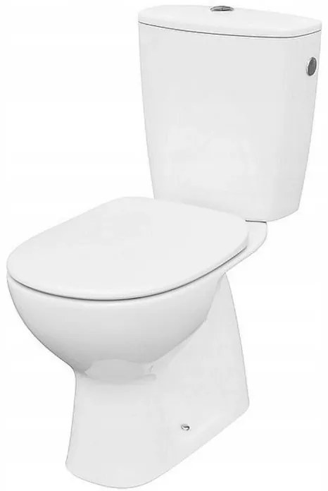 Cersanit ARTECO - WC kombi + antibakteriálne sedátko s funkciou pomalého zatvárania, vertikálny odpad, K667-077