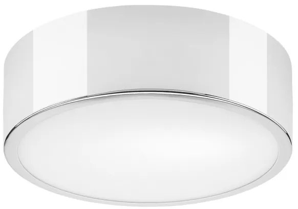 Stropné svietidlo DANTE 1xE27/60W/230V pr. 26 cm lesklý chróm