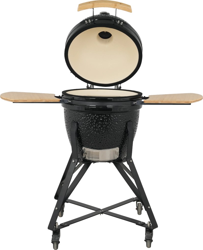 Keramický Kamado BBQ gril BestBerg BBGK-46B / Ø 38,3 cm / čierna
