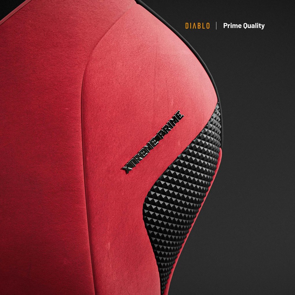 Herné kreslo Normal Size, červený-čierny: Diablo X-One Prime Bloody Mary