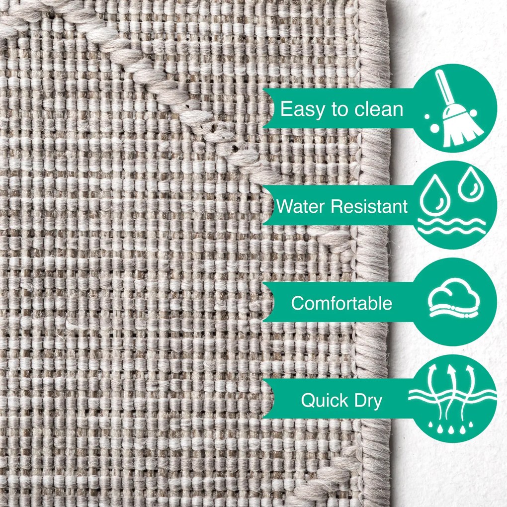 Kusový koberec Zagora 4512 Grey – na von aj na doma, 80x150, šedá, chodba / predsieň, Ayyildiz