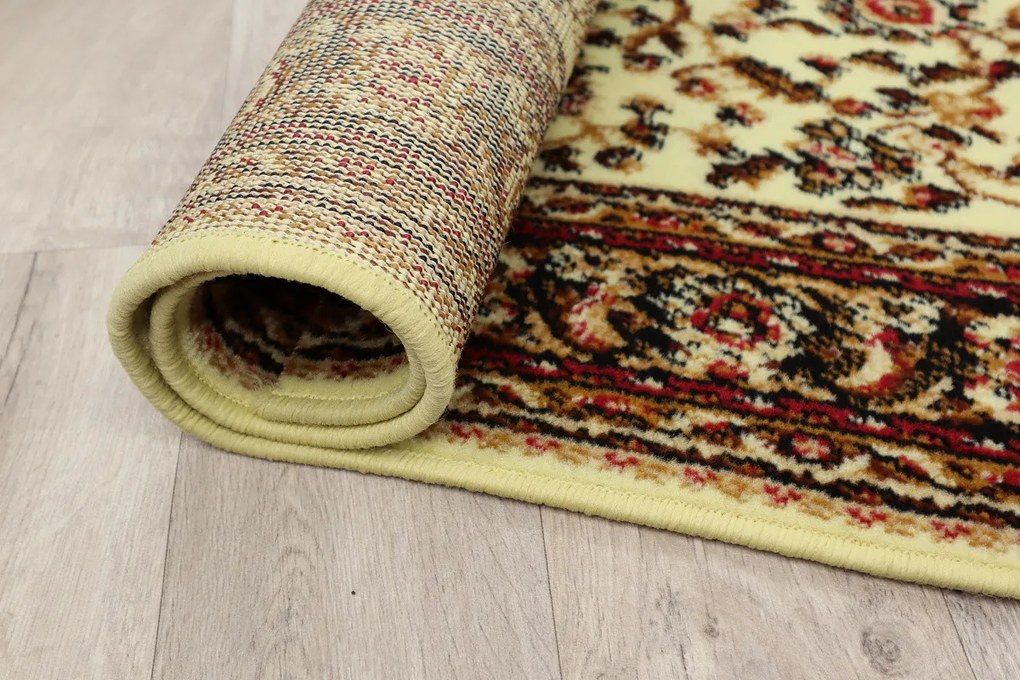 Weltom, Koberec behúň na mieru Samira New 12003-023 cream, šíre 100 cm, béžová, chodba / predsieň