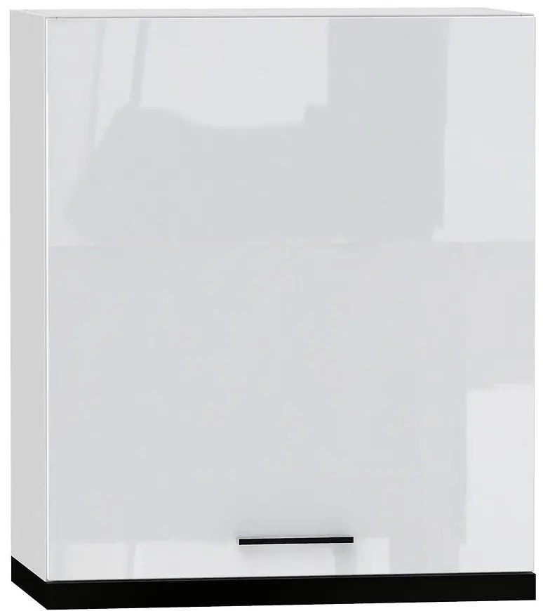 Kuchynská skrinka Oscar W60/68 Slim PL so strieborným digestorom