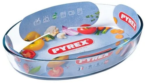 Pyrex Sklenená zapekacia misa oválna 2,2 l, 30 x 21 x 6 cm