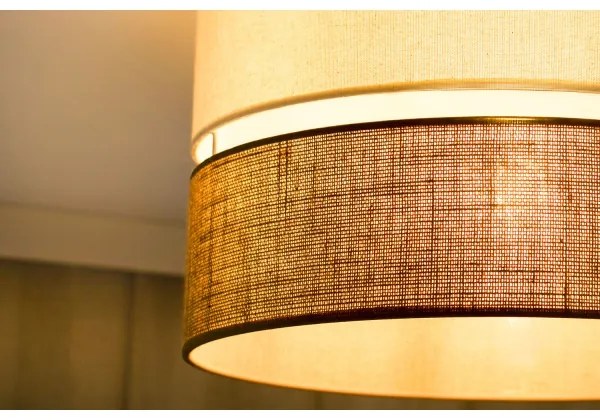 Brilagi - Stropné svietidlo ROYAL YUTE 1xE27/15W/230V pr. 40 cm béžová/krémová