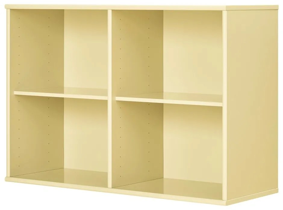 Svetložltá závesná knižnica 89x61 cm Mistral – Hammel Furniture