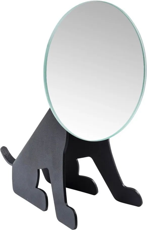 Čierne stolové zrkadlo Kare Design