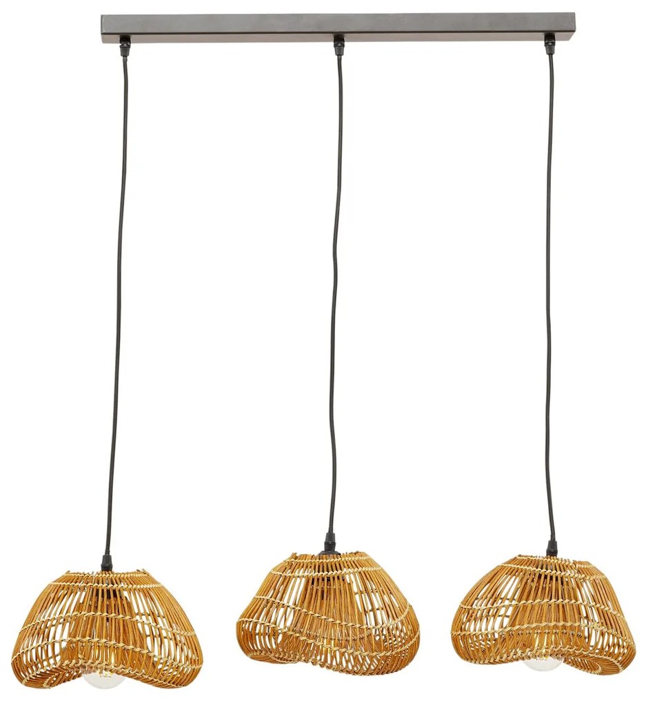 Aloha Drop Tre visiaca lampa béžová 80 cm