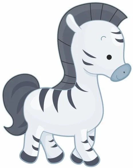 Samolepka ZVIERATKÁ - ZEBRA