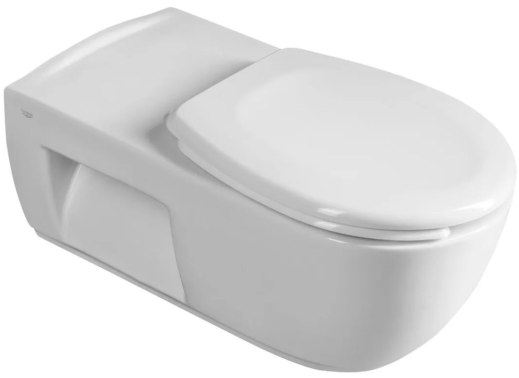 Sapho, HANDICAP závesná WC misa predĺžená, Rimless, 37x70 cm, biela, TU1206