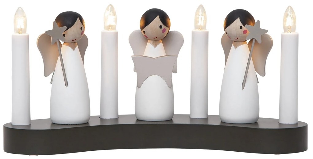 STAR TRADING Vianočný svietnik Angel Choir