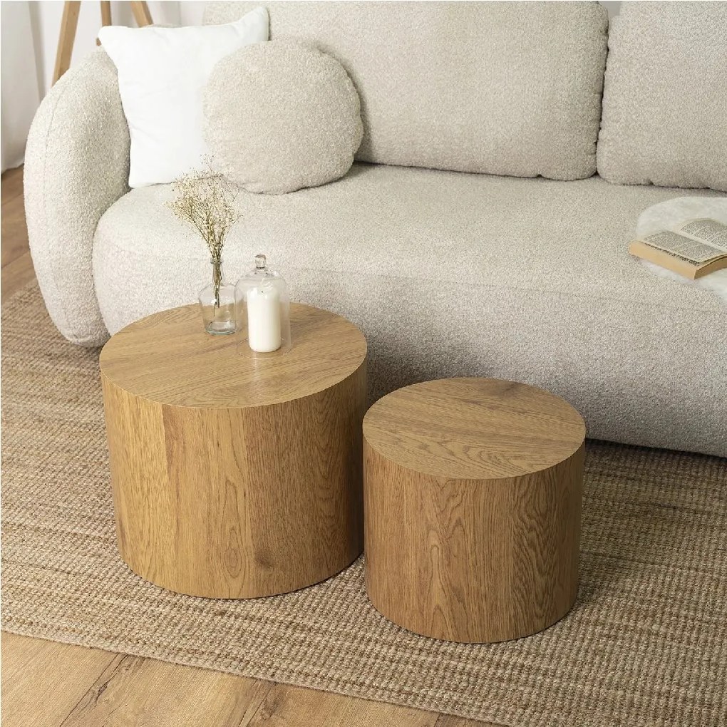 PROXIMA.store - Moderná zostava stolíkov LEILA FARBA: čierna