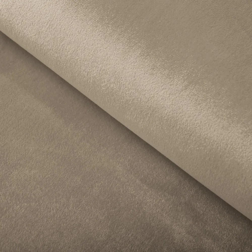 Biante Zamatový oválny obrus Velvet Prémium SVP-030 Sivobéžový 120x180 cm