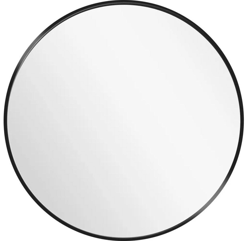 Globo B992545 - Nástenné zrkadlo pr. 60 cm čierne