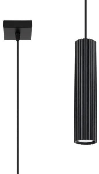 Brilagi - LED luster na lanku CRESTO 1xGU10/10W/230V čierna