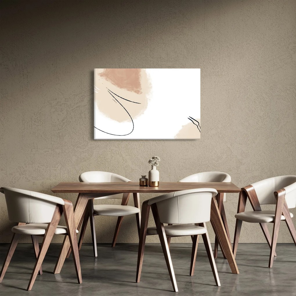 Obraz - Biela abstrakcia (90x60 cm)