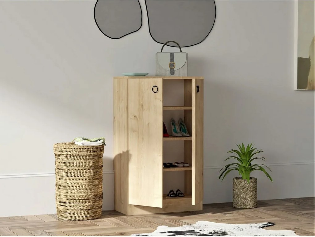 Skrinka na topánky Defne Sapphire Oak