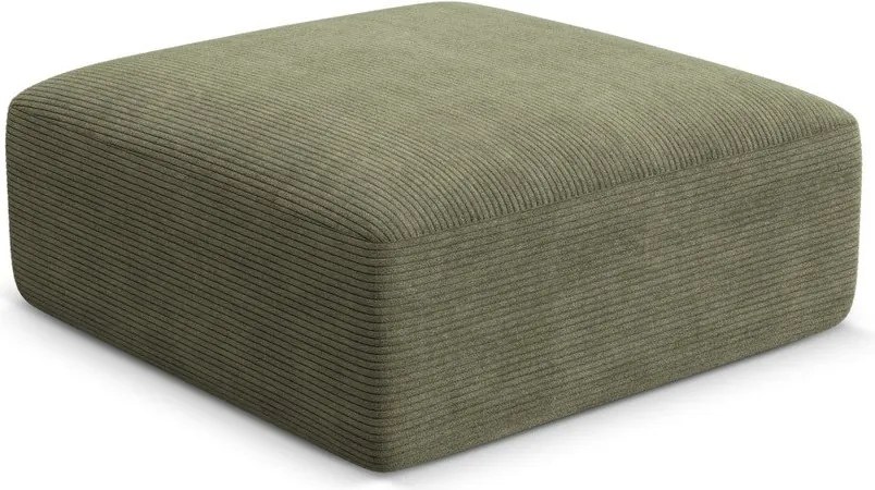 Zelená menčestrová podnožka Campi – Cosmopolitan Design