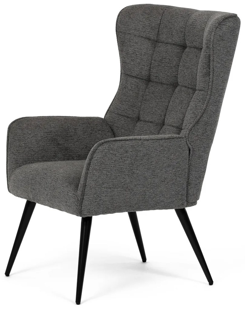 Relaxačné kreslo 315 GREY2, tmavošedé