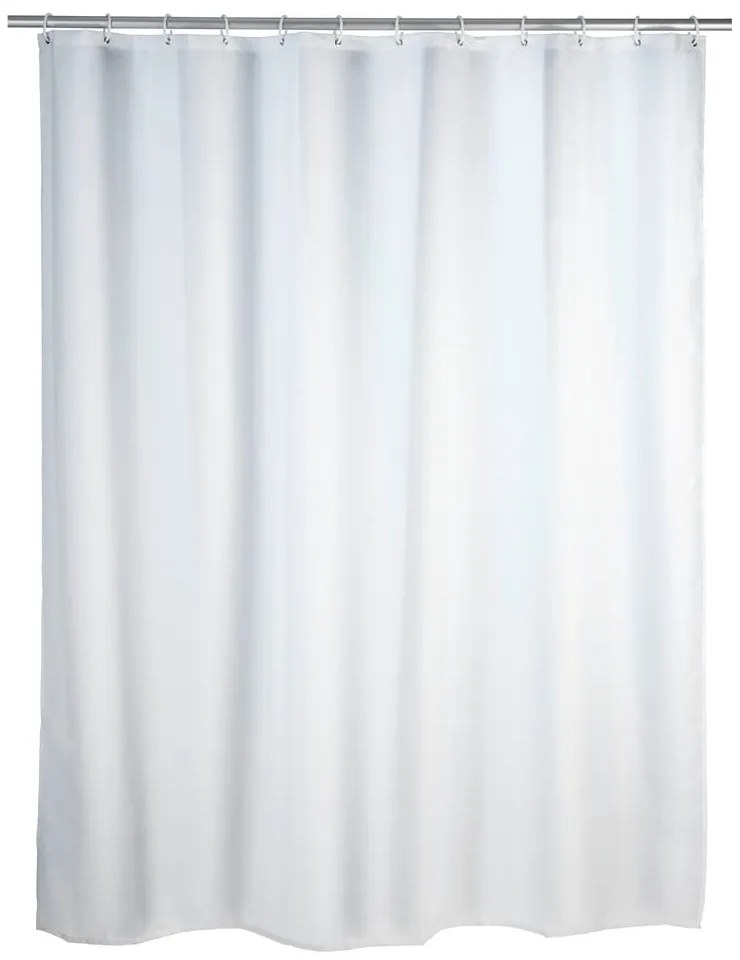 Prateľný sprchový záves Wenko White, 120 x 200 cm