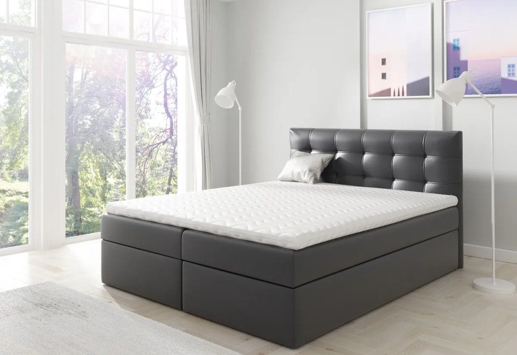 Čalúnená posteľ boxspring TOP 1, 180x200, madryt 1100