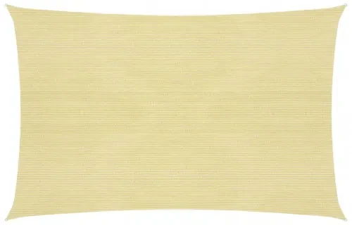 vidaXL Tieniaca plachta 160 g/m² béžová 2x3,5 m HDPE-