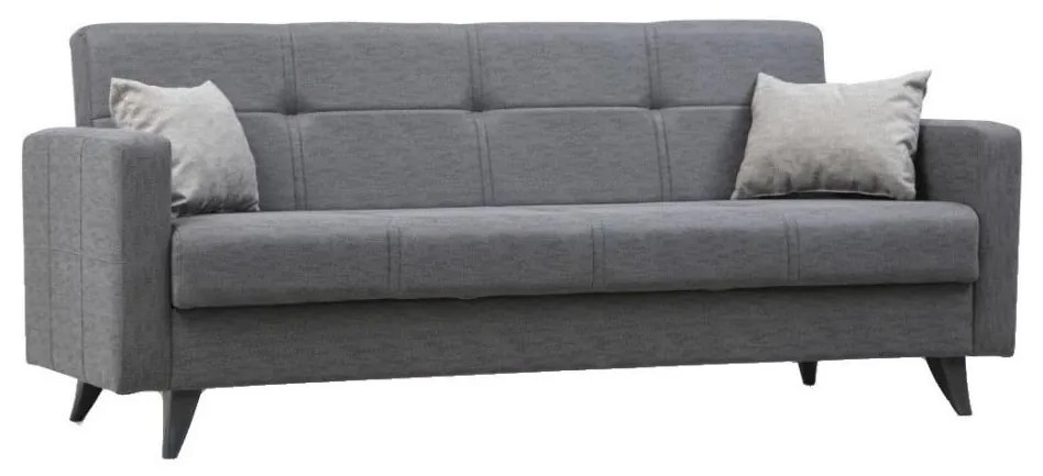 Trojmiestná rozkladacia pohovka KORFU tmavosivá