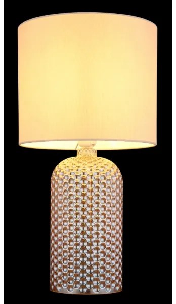 Globo 21735CH - Stolná lampa SOFIA 1xE27/60W/230V béžová