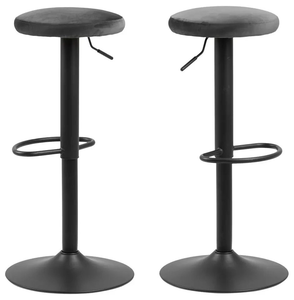Sivá barová stolička 82 cm Finch – Actona